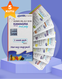 Kamagra Sildenafil Oral Jel 100 mg Kırılmalı 5 Paket