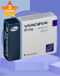 Viagra 50 mg 4 Tablet 3 Kutu