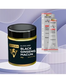 Bitkisel Karışım Kuvvet Macunu ve Delay 25000 Geciktirici Krem