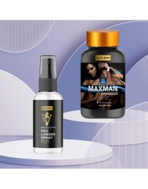 MAX MAN II Bitkisel 60 Kapsül ve PRO Longer Geciktirici Sprey